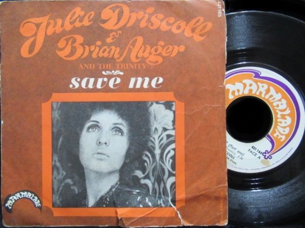 画像1: Aretha Franklinカバー/France原盤★JULIE DRISCOLL & BRIAN AUGER-『SAVE ME』 (1)