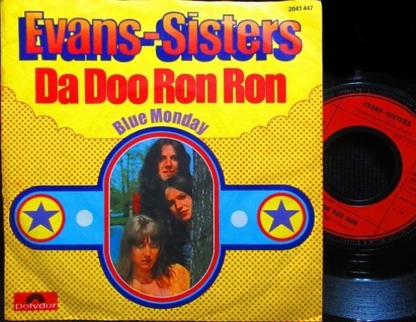 画像1: The Crystalsレアカバー/Germany原盤★EVANS-SISTERS-『DA DOO RON RON』 (1)