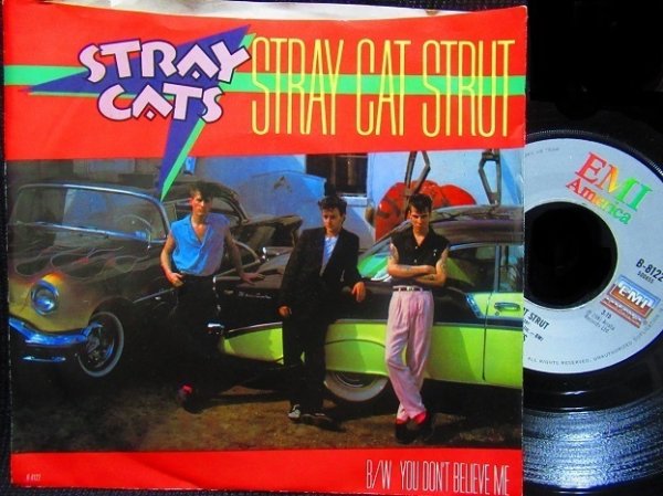 画像1: ストレイ・キャッツUS原盤★STRAY  CATS-『stray cat strut』 (1)