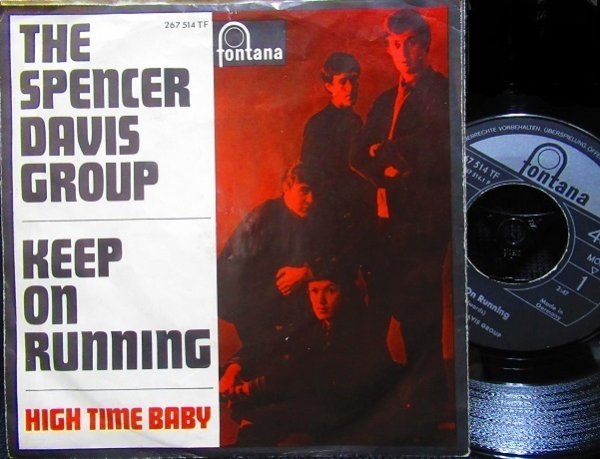 画像1: 希少ドイツ廃盤45★SPENCER DAVIS GROUP-『KEEP ON RUNNING』 (1)