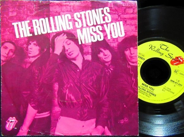 画像1: ローリングストーンズ希少ドイツ盤★THE ROLLING STONES-『MISS YOU』 (1)