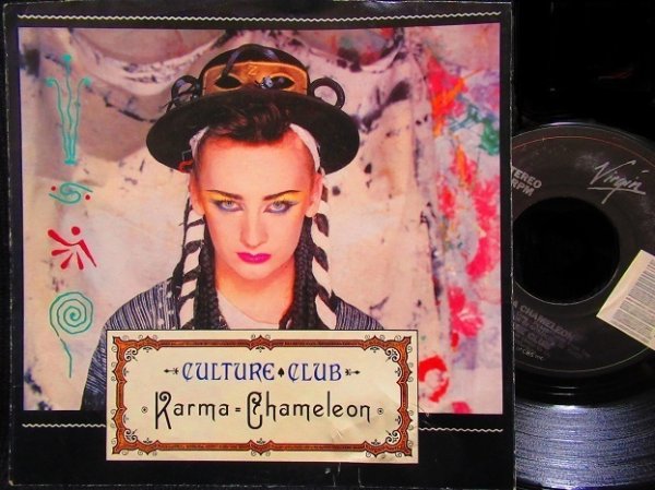 画像1: カルチャー・クラブUS原盤★CULTURE CLUB-『KARMA CHAMELEON』 (1)