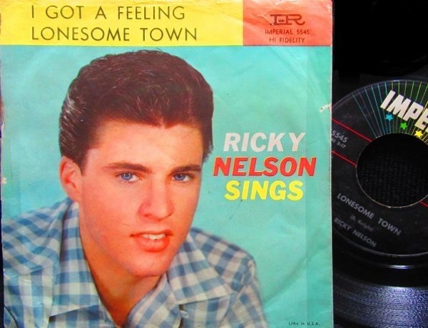 画像1: The Cramps元ネタ/US原盤★RICKY NELSON-『LONESOME TOWN』 (1)