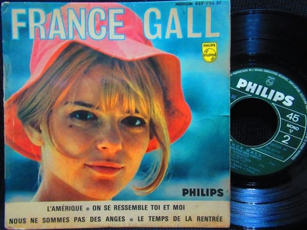 画像1: フランス・ギャル/France原盤EP★FRANCE GALL-『L'AMERIQUE』 (1)