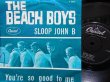 画像2: ビーチボーイズEU原盤/PET SOUNDS収録★BEACH BOYS『SLOOP JOHN B』 (2)