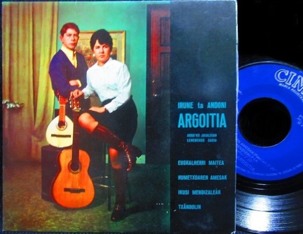 画像1: スペイン原盤45★Irune Ta Andoni Argoitia – 『Euskalherri Maitea』 (1)