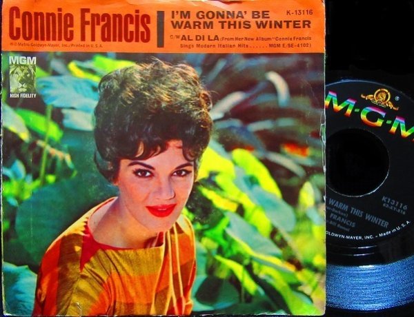 画像1: コニー・フランシスUS原盤★CONNIE FRANCIS-『I'M GONNA BE WARM THIS WINTER』  (1)