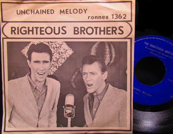 画像1: 映画”ゴースト”テーマ曲/希少Belgium原盤★RIGHTEOUS BROTHERS-『UNCHAINED MELODY』 (1)