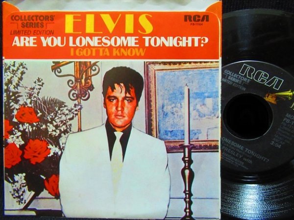 画像1: エルヴィス・プレスリーUS盤★ELVIS PRESLEY-『ARE YOU LONESOME TONIGHT?』 (1)