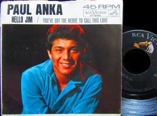 画像1: ポール・アンカ/USジャケ原盤★PAUL ANKA-『You´Ve Got The Nerve To Call This Love』 (1)