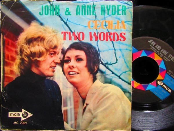 画像1: Simon & Garfunkleレアカバー/Italy原盤★JOHN & ANNE RYDER-『CECILIA』 (1)