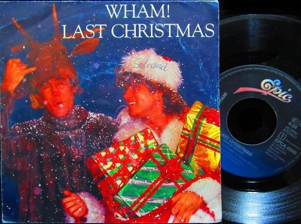 画像1: 希少デザイン/ワム！EU原盤★WHAM!-『LAST CHRISTMAS』 (1)