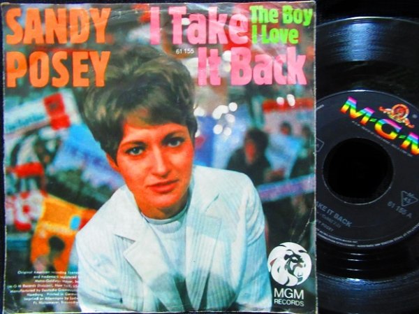 画像1: Patti Page元ネタ/ドイツ原盤★Sandy Posey –『 I Take It Back 』 (1)