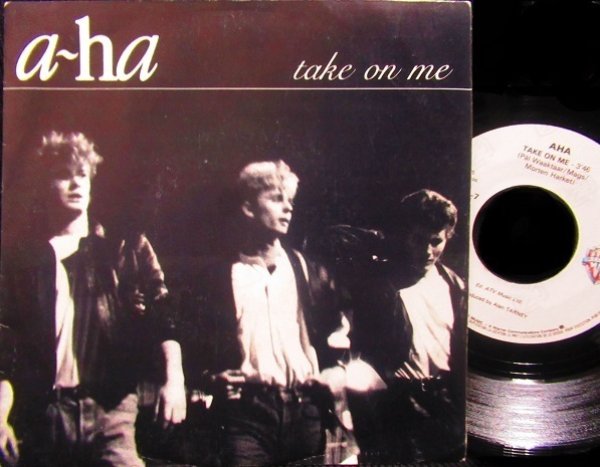 画像1: アーハ/France原盤★A-HA『TAKE ON ME』 (1)