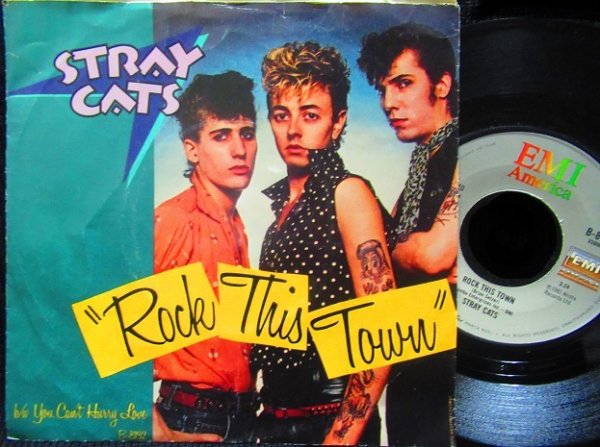 画像1: ストレイ・キャッツUS原盤★STRAY CATS-『ROCK THIS TOWN』 (1)