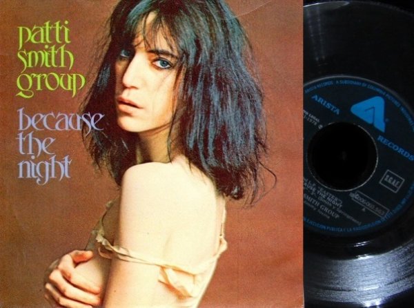 画像1: パティ・スミス・グループ/Spain原盤★PATTI SMITH GROUP-『BECAUSE THE NIGHT』 (1)