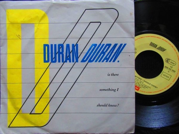 画像1: デュラン・デュラン/Germany原盤★DURAN DURAN-『Is There Something I Should Know 』 (1)