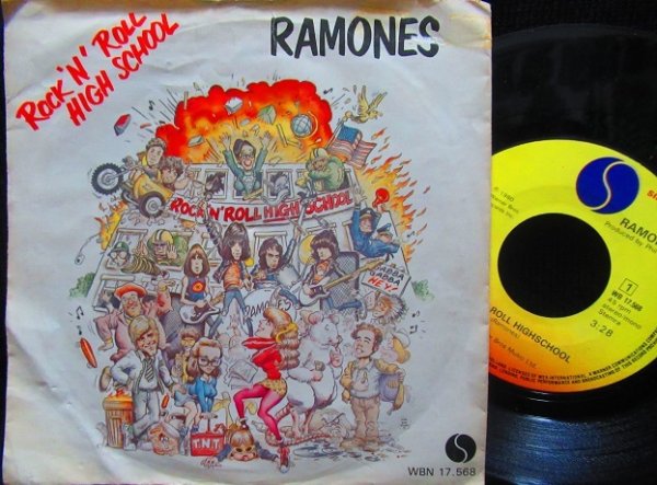 画像1: ラモーンズ/EU原盤45★RAMONES-『Rock N' Roll High School』 (1)