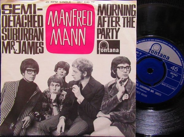 画像1: マンフレッド・マン/EU原盤★MANFRED MANN-『SEMI-DETACHED, SUBURBIAN MR. JAMES』  (1)