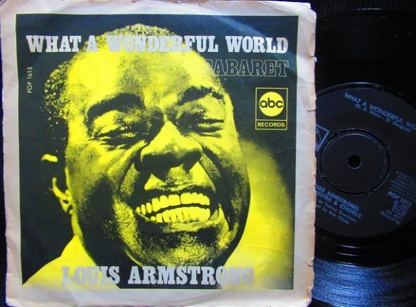 画像1: ルイ・アームストロング/希少Norway原盤★LOUIS ARMSTRONG-『WHAT A WONDERFUL WORLD』 (1)