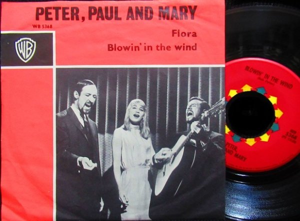 画像1: Bob Dylan名曲カバー/EU原盤★PETER, PAUL & MARY-『BLOWIN' IN THE WIND』 (1)