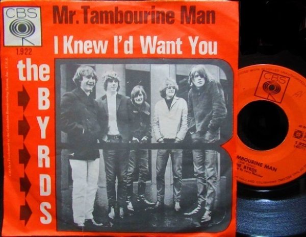 ザ・バーズ希少ジャケ/EU原盤☆THE BYRDS-『MR. TAMBOURINE MAN