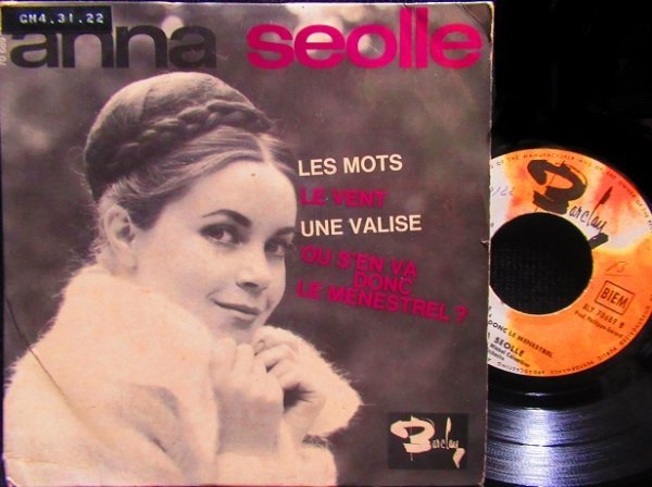 画像1: 60sフレンチポップ/France原盤★Anna Seolle –『Les Mots』 (1)