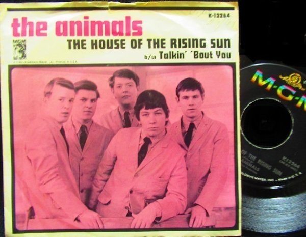 画像1: アニマルズUS原盤/45ショートVer.★THE ANIMALS-『朝日の当たる家/THE HOUSE OF THE RISING SUN』 (1)