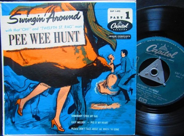 画像1: 吉本新喜劇テーマ曲/希少Germany原盤★Pee Wee Hunt-『Swingin' Around』 (1)