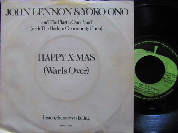 画像1: クリスマス名曲/ジョン・レノンEU原盤★JOHN LENNON & YOKO ONO-『HAPPY XMAS』 (1)