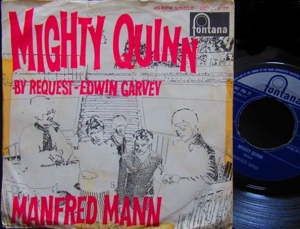 画像1: マンフレッド・マン/Germany原盤/BOB DYLAN名曲カバー★MANFRED MANN-『MIGHTY QUINN』 (1)