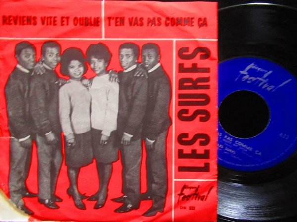 画像1: The Ronettesレアカバー/France原盤★LES SURFS (1)
