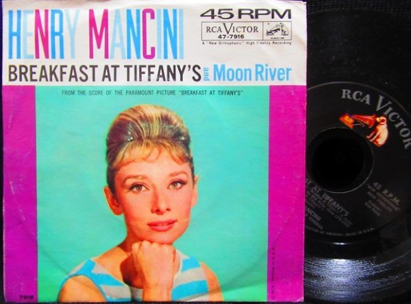 画像1: オードリー・ヘプバーン「ティファニーで朝食を」US原盤★HENRY MANCINI-『Breakfast at Tiffany’s』 (1)