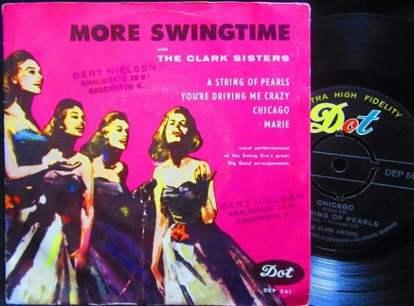 画像1: デンマーク原盤★THE CLARK SISTERS-『MORE SWINGTIME』 (1)