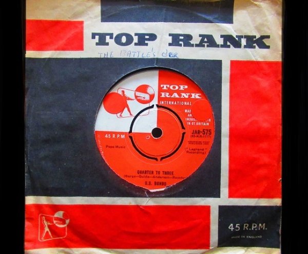 画像1: Bruce Springsteen元ネタ/UK原盤★GARY U.S. BONDS-『道草ロック/QUARTER TO THREE』 (1)