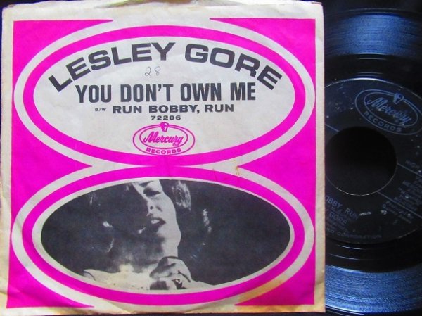 画像1: レスリー・ゴアUS原盤★LESLEY GORE-『恋と涙の１７才/YOU DON'T OWN ME』  (1)