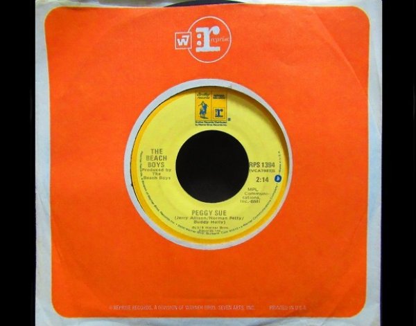 画像1: Buddy Hollyカバー/US原盤★THE BEACH BOYS-『peggy sue』  (1)