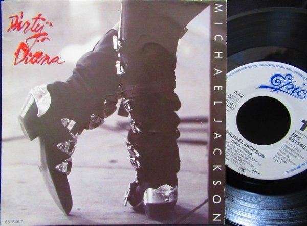 画像1: マイケル・ジャクソン/EU原盤★MICHAEL JACKSON-『DIRTY DIANA』 (1)