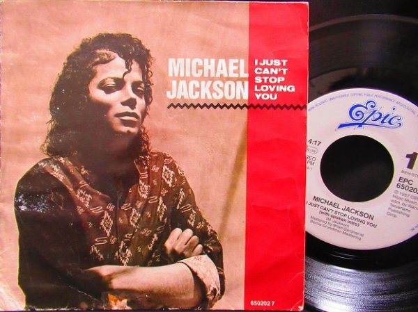 画像1: マイケル・ジャクソン/EU原盤★MICHAEL JACKSON-『I JUST CAN'T STOP LOVING YOU』 (1)