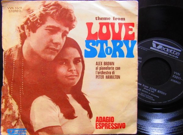 画像1: 映画「ある愛の詩」イタリア原盤★Francis Lai-『Theme From Love Story』 (1)