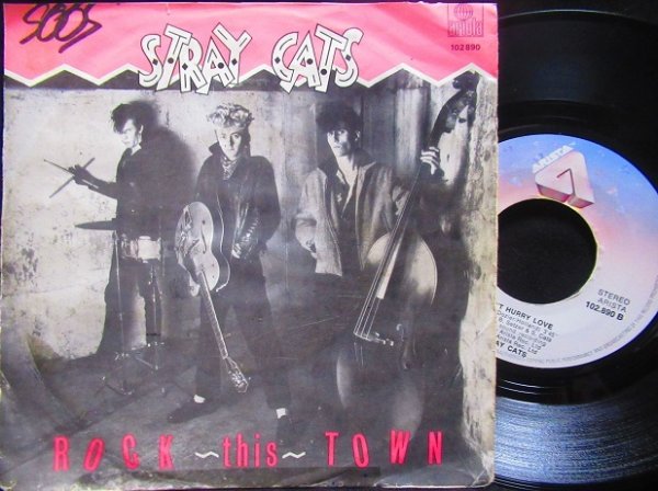 画像1: ストレイ・キャッツEU原盤/Supremesカバー★STRAY CATS-『YOU CAN'T HURRY LOVE』 (1)