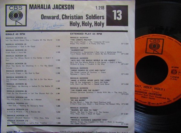 画像2: マヘリア・ジャクソン/EU原盤★MAHALIA JACKSON (2)