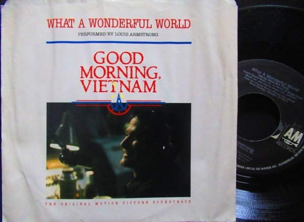 画像1: 映画「グッド・モーニング・ベトナム」US 原盤★『この素晴らしき世界/WHAT A WONDERFUL WORLD』 (1)