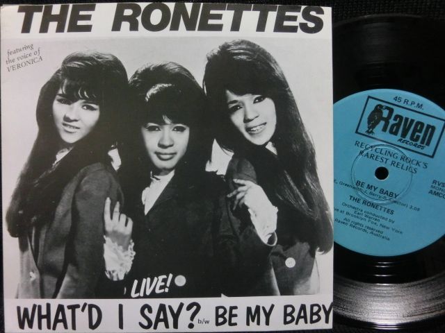 ロネッツLIVE音源/AUS限定盤☆RONETTES-『BE MY BABY』 - MODERN