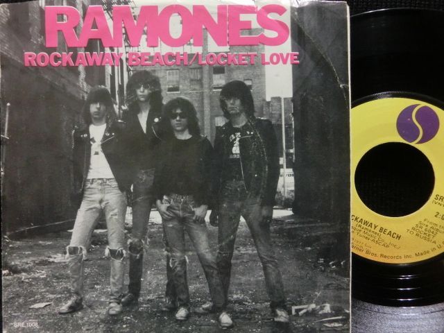 ラモーンズUSジャケ原盤☆RAMONES-『ROCKAWAY BEACH』 - MODERN