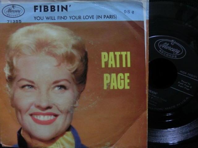 パティ・ペイジUS原盤☆PATTI PAGE-『FIBBIN'』 - MODERN RECORDS 3号店