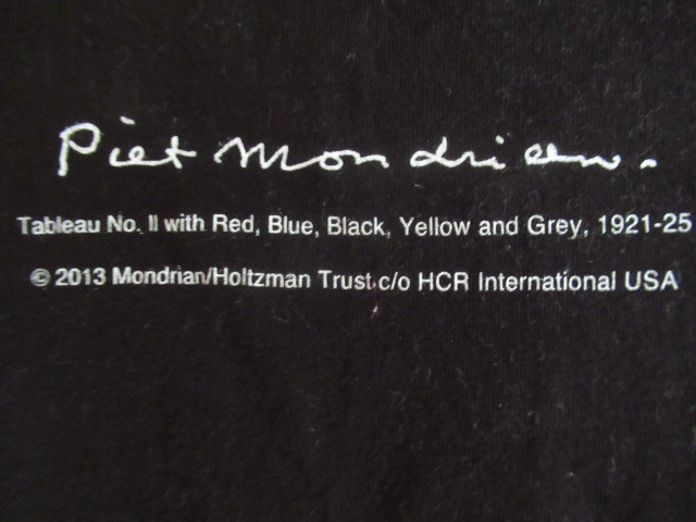 モンドリアン/Tシャツ☆Piet Mondrian - MODERN RECORDS 3号店