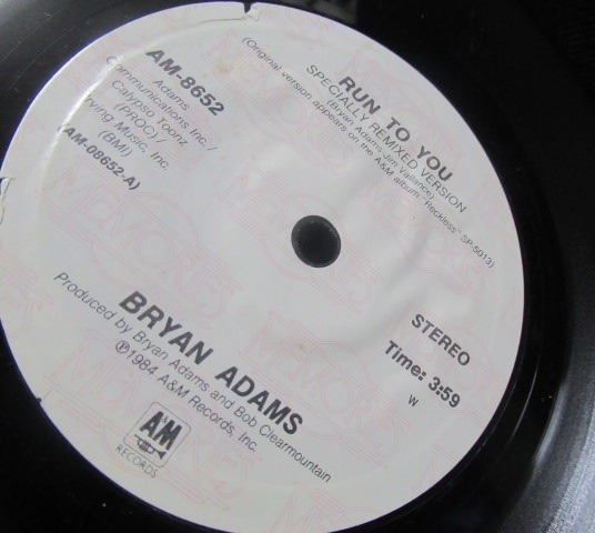 ブライアン・アダムスUS原盤2枚組☆BRYAN ADAMS-『STRAIGHT FROM THE