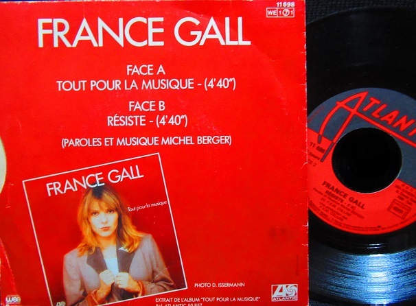 フランス・ギャル原盤☆FRANCE GALL-『TOUT POUR LA MUSIQUE RESISTE』 - MODERN RECORDS 3号店