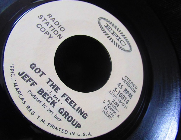 ７インチ☆JEFF BECK GROUP☆GOT THE FEELING UK - 洋楽